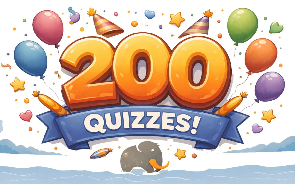 200 Quizzes! featured image