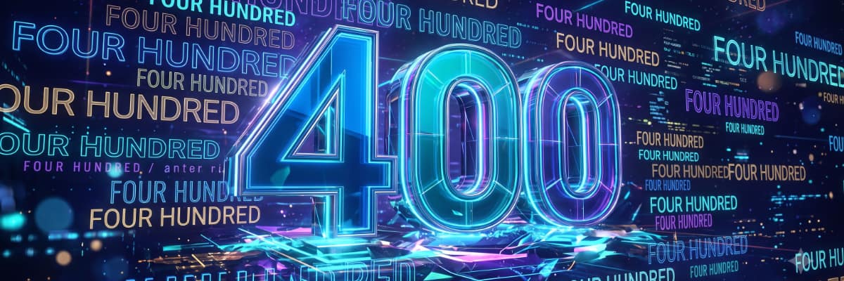 400 Quizzes! featured image