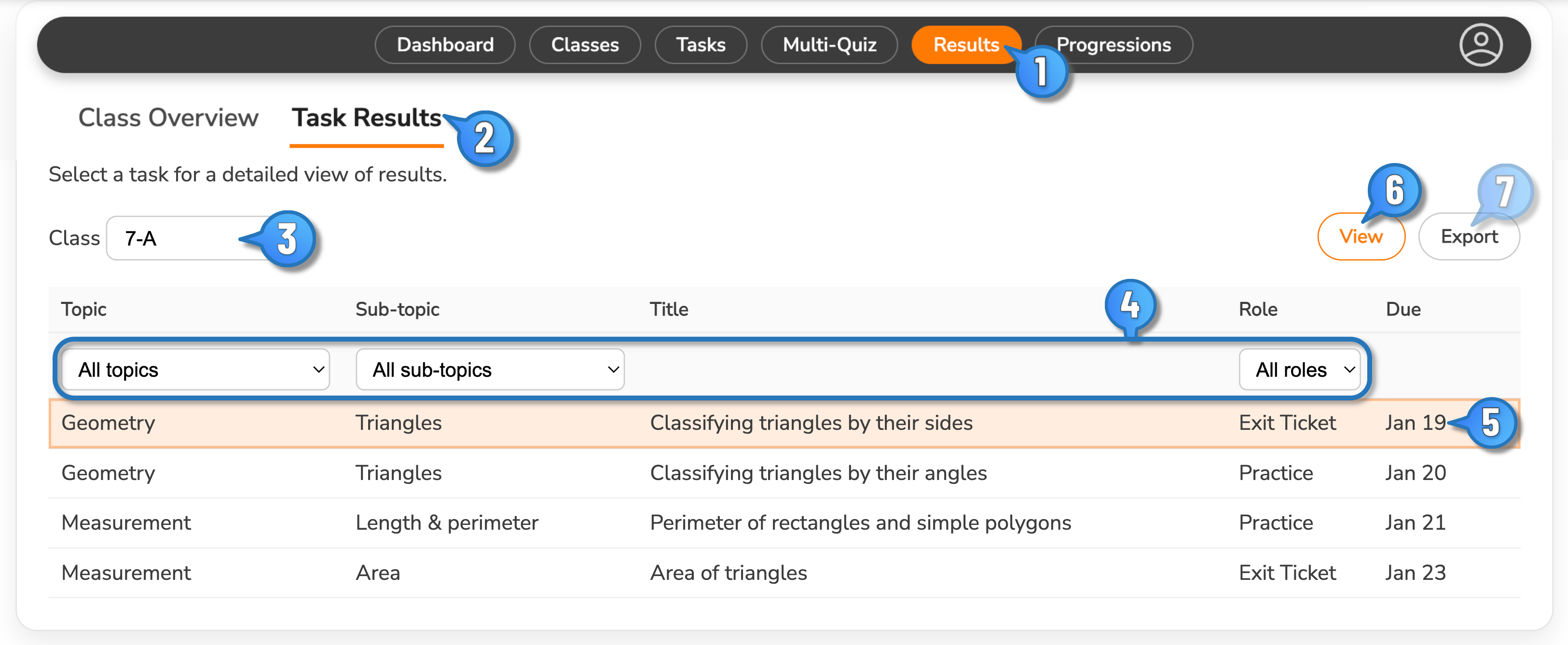 Assign quiz